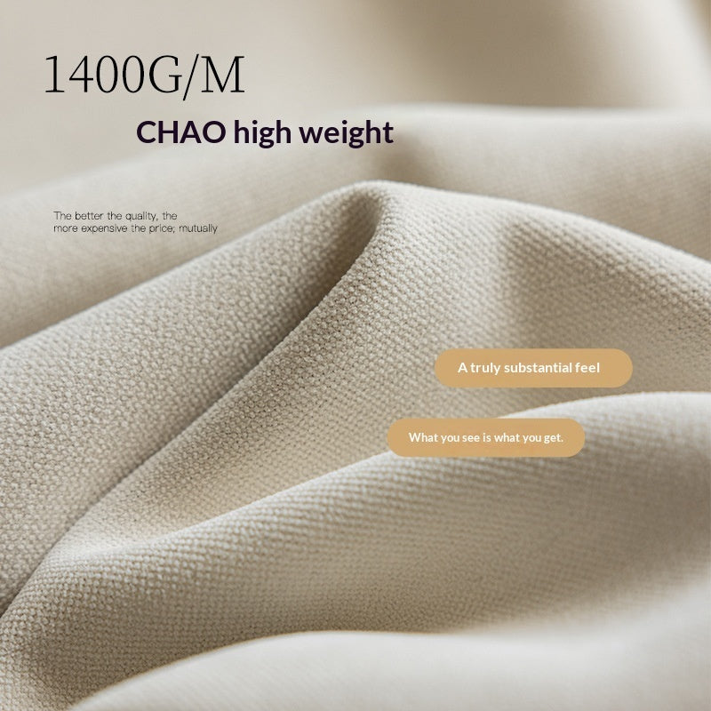 Milky-tea-colored Fully Blackout Nylon Curtains For A High-end Look In The Bedroom - My Store