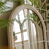 Retro False Window Decoration French Wall Mirror Landing - My Store