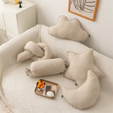 Cotton And Linen Striped Cushion Seriescoordinating Throw Pillows For Your Home Sofa - My Store