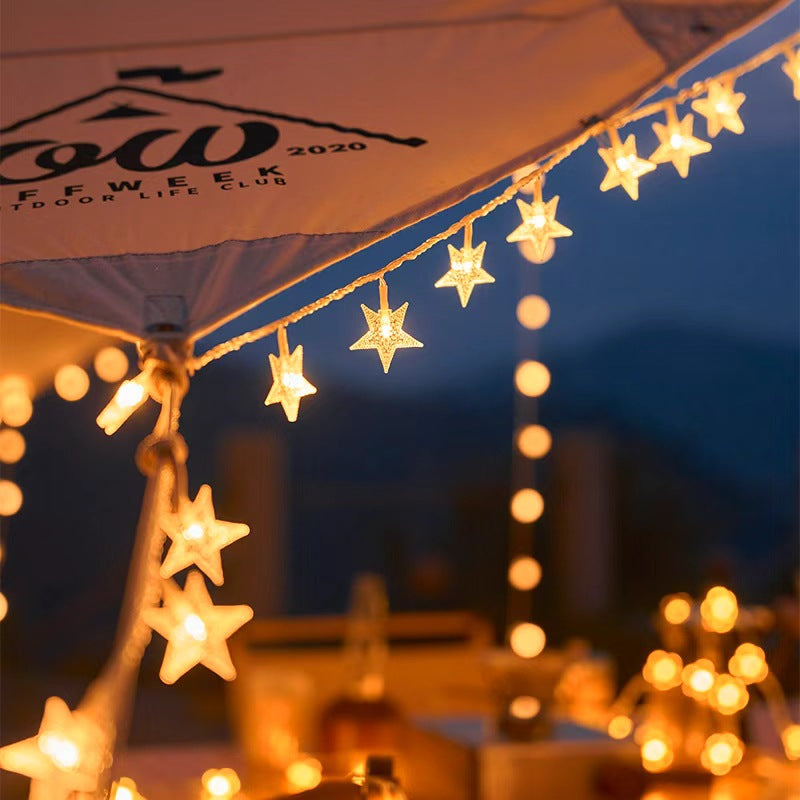 Christmas LED Solar-Powered Patio Light String - My Store