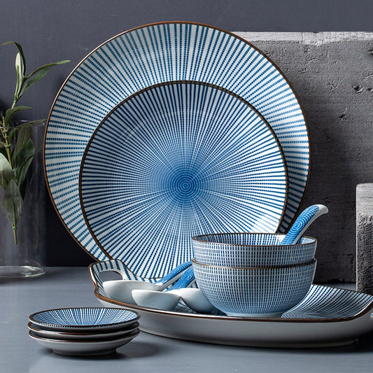 Light-luxury Household Ceramic Bowls And Plates - My Store