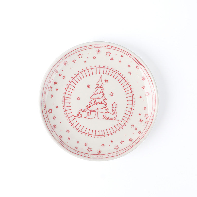 Christmas Series Of Ceramic Tableware Plates - My Store