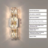 Crystal Wall Lamp Living Room Bedroom Stair Wall Lamp - My Store