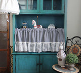 Tanabe fabric kitchen and bathroom curtains in time lattice curtains - My Store