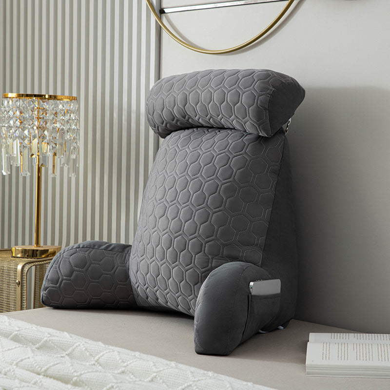 Cool Silk Armrest Cushion Lumbar Support Pillows - My Store