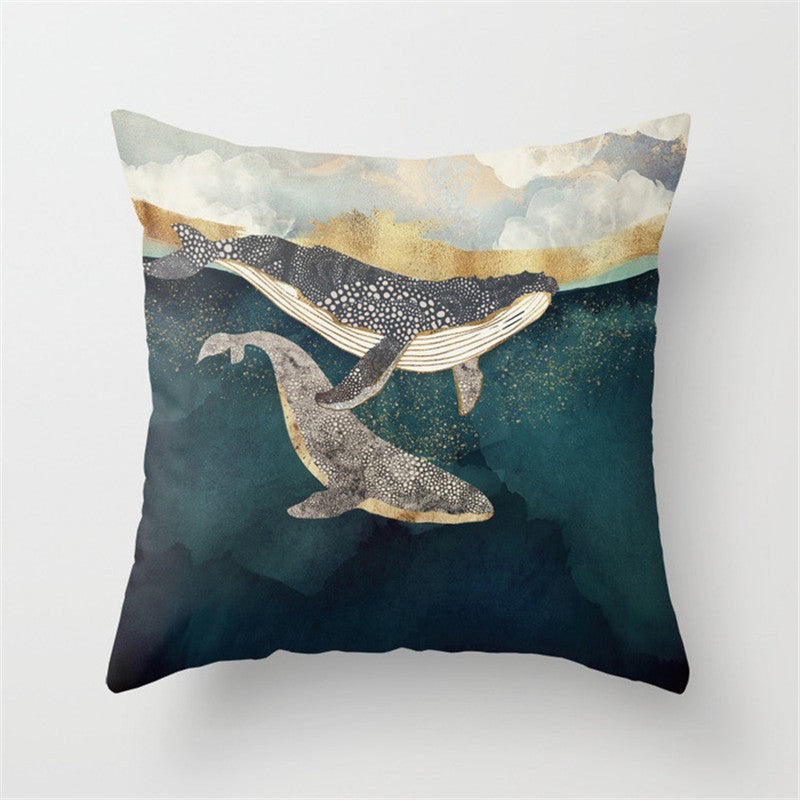 Landscape cushion pillow lumbar cushion cover - My Store