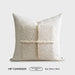 Beige square pillow