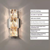 Crystal Wall Lamp Living Room Bedroom Stair Wall Lamp - My Store
