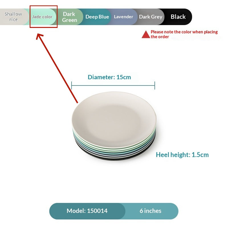 Creative Commercial Plastic Round Dinner Plates - My Store
