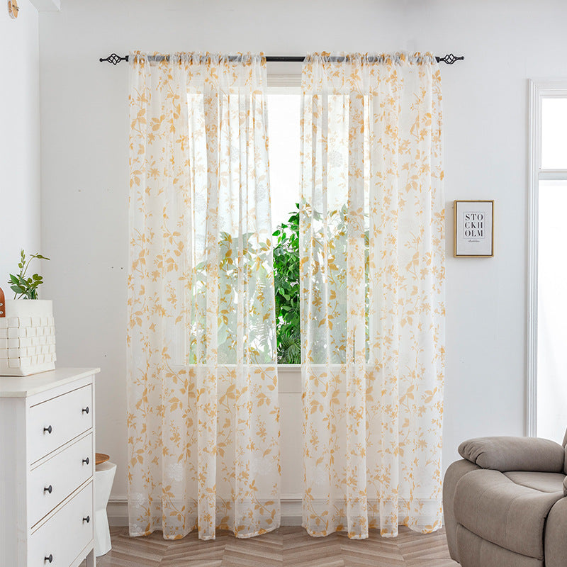 Mesh Curtains Bedroom Light Transmission Decorative Curtain - My Store