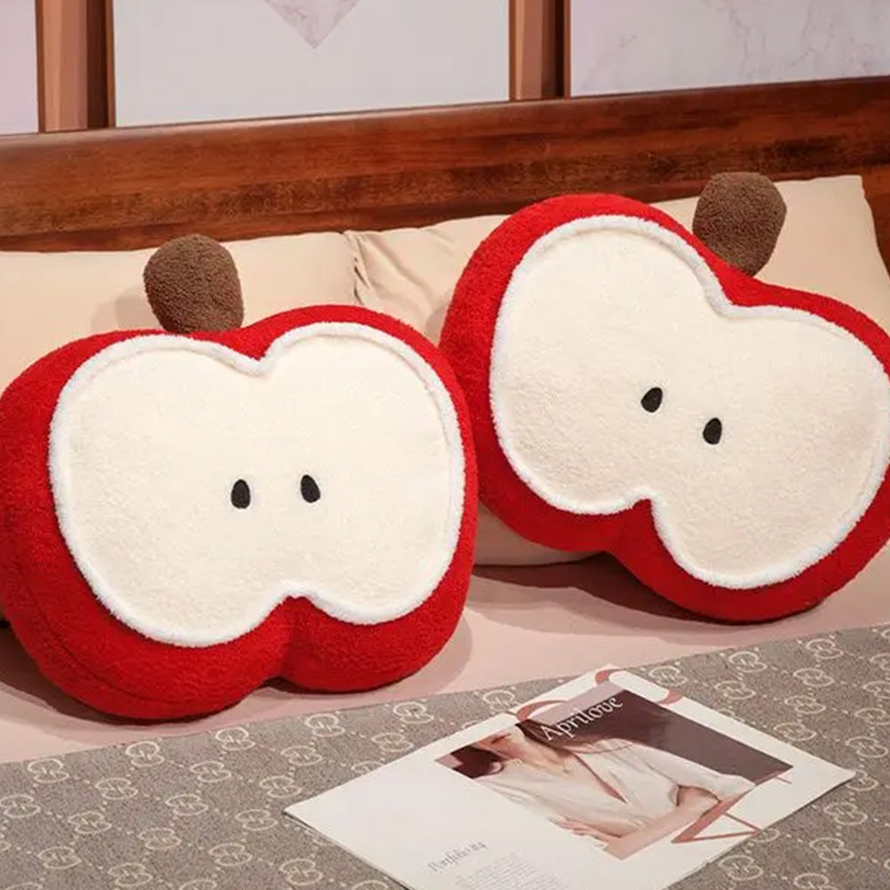 Fruit Shaped Pillows Lovely Cartoon Fruit Seat Cushion Adorable Lumbar Spine Waist Supporter Cartoon Comfortable Stuffed Fruit Pillows For Kids - My Store