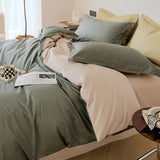 Woolen Cotton Four-piece Bed Set All Cotton Pure Cotton Bed Sheets - My Store