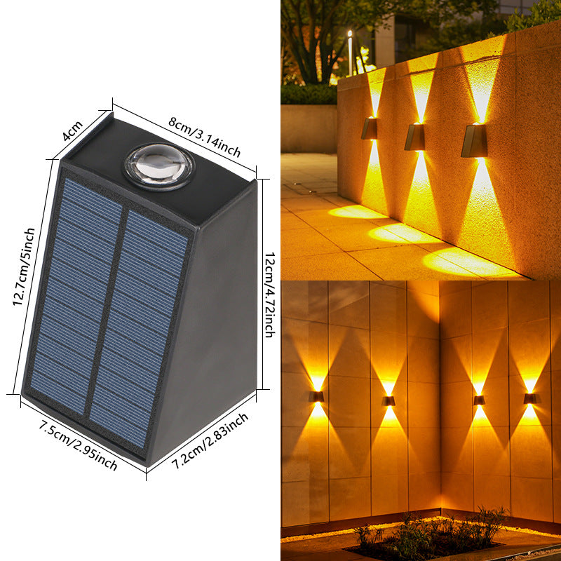 Solar Outdoor Wall Lamp Courtyard Decoration Atmosphere Wall Lamp - My Store