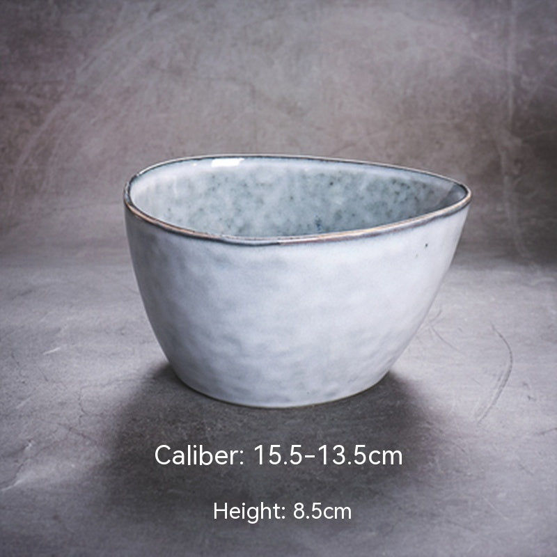 Retro Irregular Flaw Salad Plates - My Store