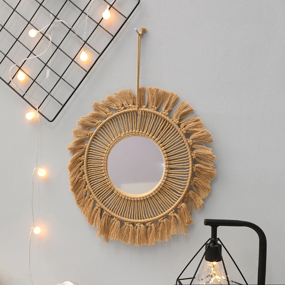 Ins Nordic Makeup Mirror Home Decoration Wall Hanging - My Store