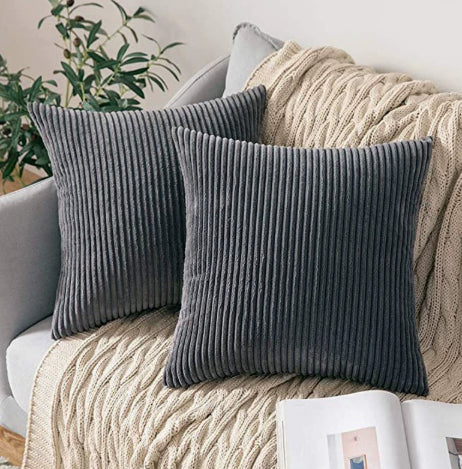 Corduroy Living Room Sofa And Bedside Backrest Cushionsthrow Pillows - My Store
