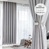 Ready-made Blackout Curtains Thickened Sun-blocking Fabric No Drilling Required Fully Hook-compatible - My Store