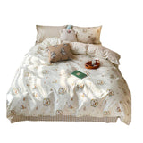 Four-piece Bed Set Pure Cotton Student Dormitory Duvet Cover Sheets - My Store