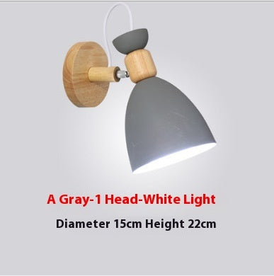Bedroom Bedside Wall Lamp Creative Aisle Window Color Wall Lamp - My Store