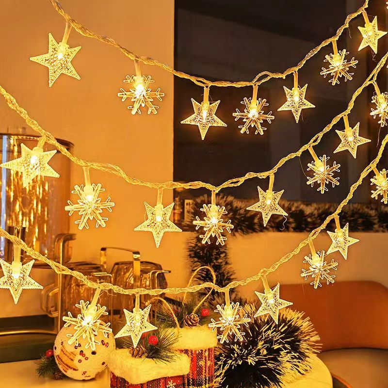 Christmas LED Solar-Powered Patio Light String - My Store