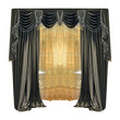Solid-color Velvet Finished Blackout Curtains Living Room Shades - My Store
