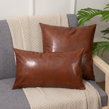 Leather Pillowcase Cushion Sofa Cushion Pillow Cover - My Store