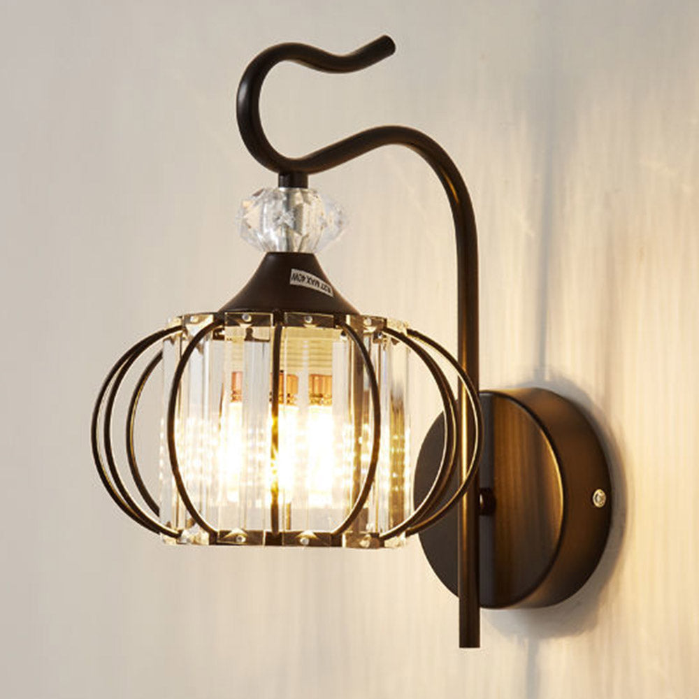 Bedroom Bedside Crystal Wall Lamp Living Room Wall Lamp - My Store