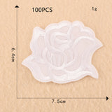 Computer Embroidery Black And White Roses Hotel Bed Sheets - My Store