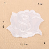 Computer Embroidery Black And White Roses Hotel Bed Sheets - My Store