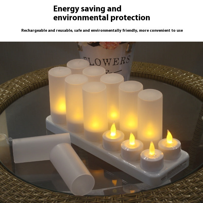 Plastic LED Electronic Candle Decorative Candle Light - My Store