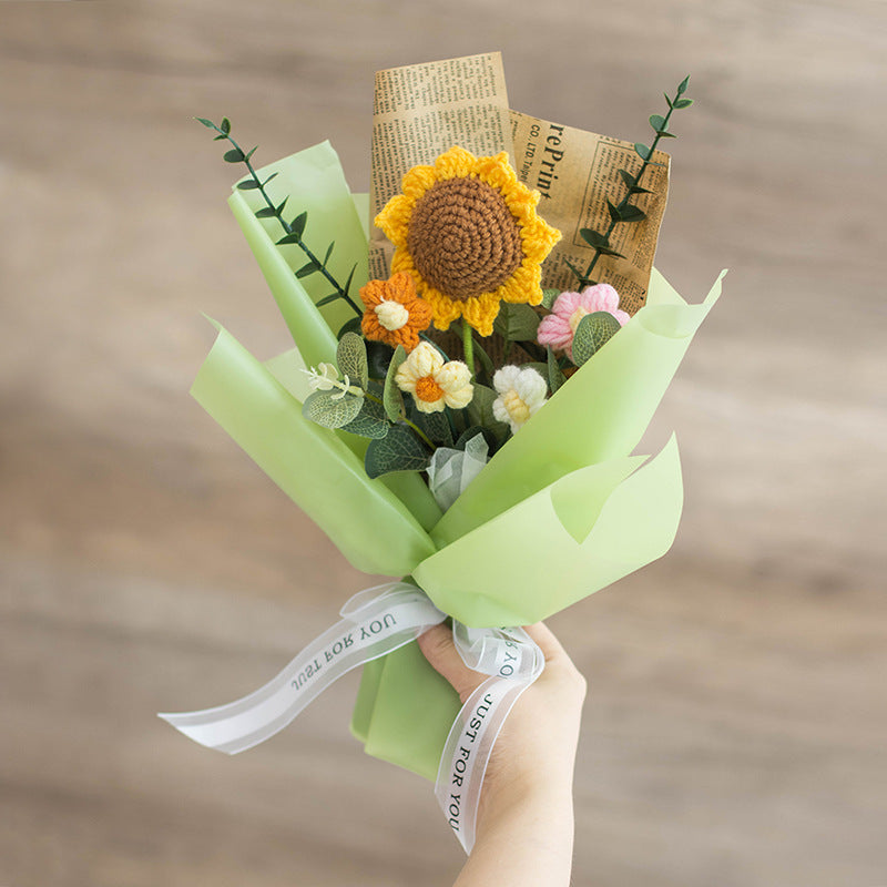 Creative Handmade DIY Crocheted Artificial Flowers - My Store