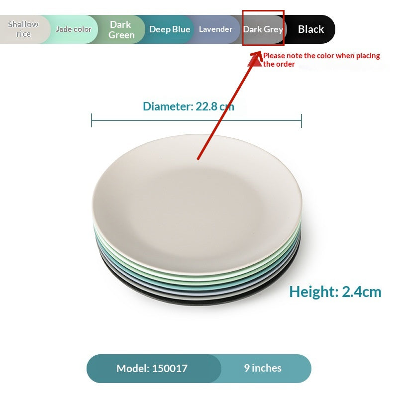 Creative Commercial Plastic Round Dinner Plates - My Store