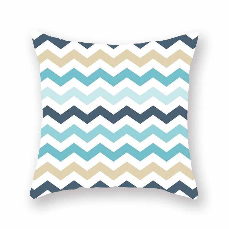 Green geometric pillow cushion cover sofa cushion - My Store