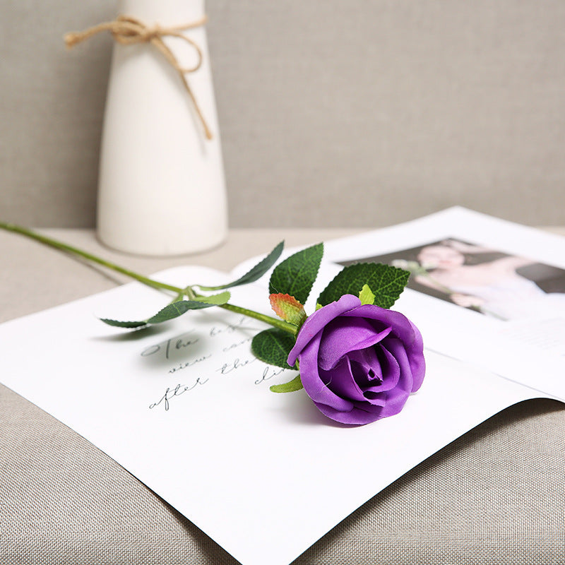 Artificial Red Rose Flowers Living Room Home Decoration Flowers Bouquet - My Store