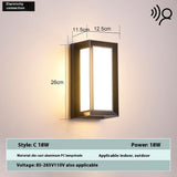 Simple Outdoor Waterproof Led Wall Lamp Induction Wall Lamp - My Store