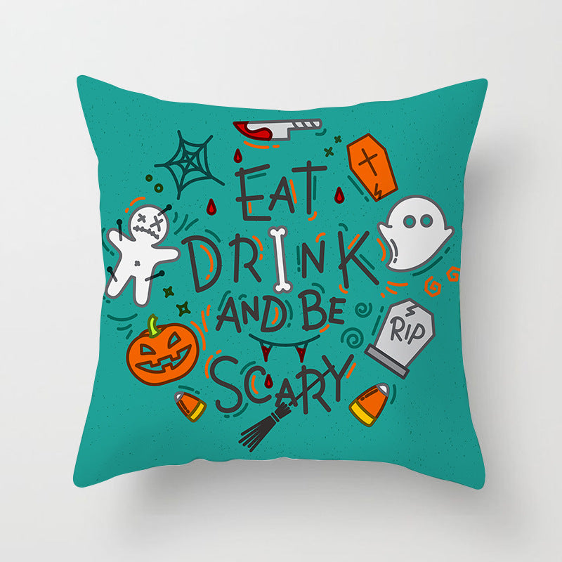 Printed Throw Pillow Cushion Cushion Cover - My Store