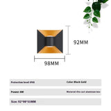 Bedroom LED Wall Lamp Balcony Aisle Exterior Wall Lamp - My Store