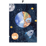 Astronaut Wall Art Canvas Painting - My Store