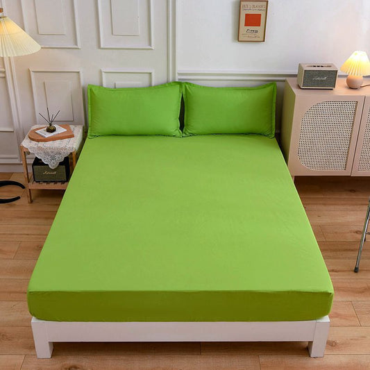 Students Cotton Bed Sheets Fitted Sheet Pillow Case - My Store