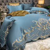 Ice Silk Quilt Sets Bed Sheets Bedding Four-piece Set - My Store