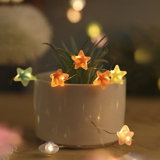 Pentagram Floret Three Gear Adjustment LED Light String - My Store