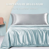 Artificial Silk Double Pillow Case Household Pillows - My Store