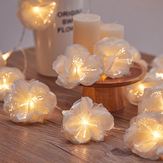 Outdoor Decoration LED Simulation Butterfly Orchid Light String - My Store
