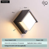 Simple Outdoor Waterproof Led Wall Lamp Induction Wall Lamp - My Store