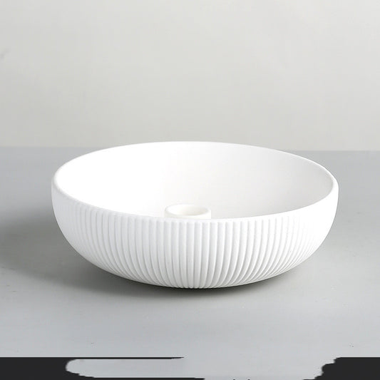 Simple Ceramic Candle Tray Candle Holder Candle Utensils - My Store