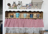 Tanabe fabric kitchen and bathroom curtains in time lattice curtains - My Store