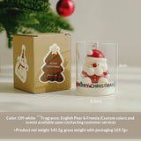 Santa Claus-themed Glass Holders Soy Wax Candles - My Store