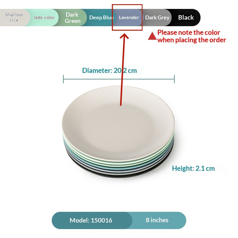 Creative Commercial Plastic Round Dinner Plates - My Store
