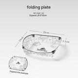 Outdoor Folding Bowls, Tableware, Portable Travel Plates - My Store