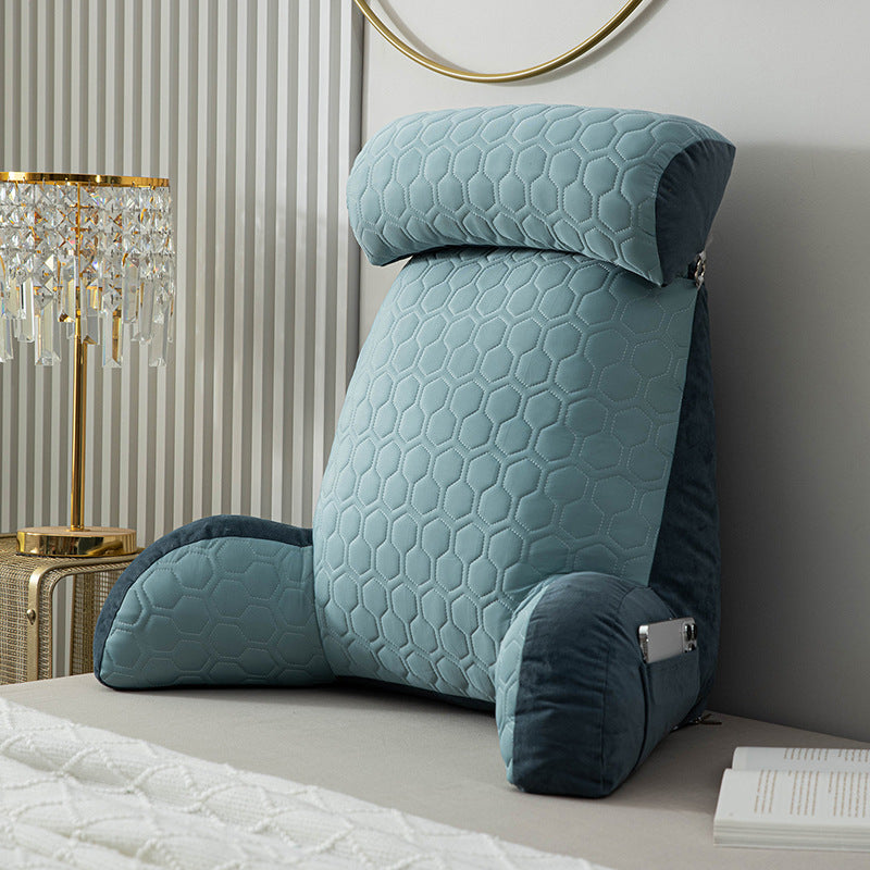 Cool Silk Armrest Cushion Lumbar Support Pillows - My Store